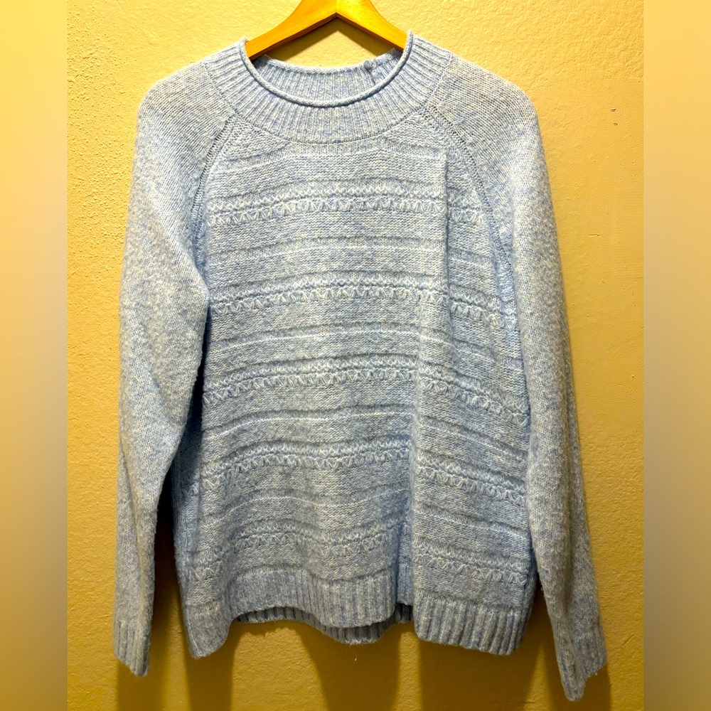 Light blue super soft cozy sweater